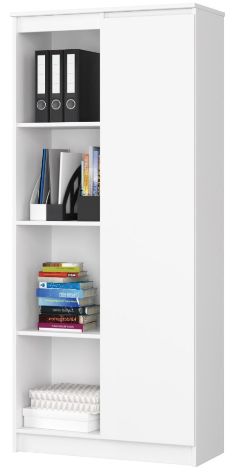 REGAŁ R80 1D 4P CLP BIAŁY