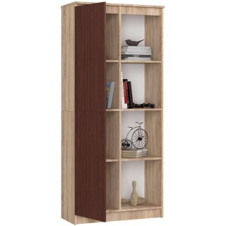 REGAŁ R80 1D 4P CLP DĄB SONOMA / VENGE