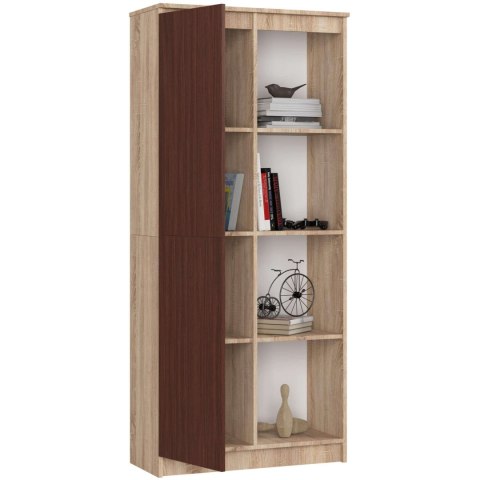 REGAŁ R80 1D 4P CLP DĄB SONOMA / VENGE