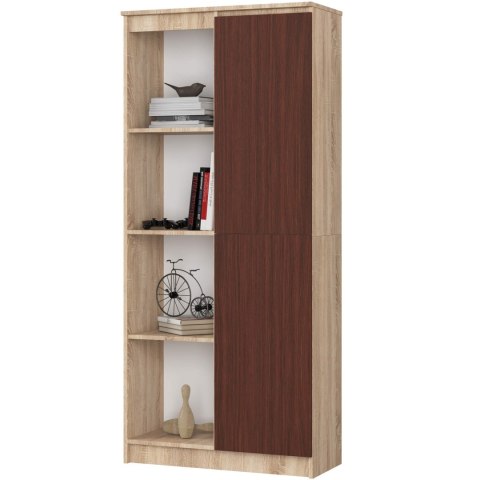 REGAŁ R80 1D 4P CLP DĄB SONOMA / VENGE