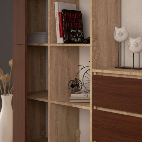 REGAŁ R80 1D 4P CLP DĄB SONOMA / VENGE