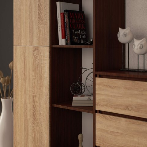 REGAŁ R80 1D 4P CLP VENGE / SONOMA