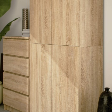 REGAŁ ZAMKNIETY R80 2D 8P CLP DĄB SONOMA