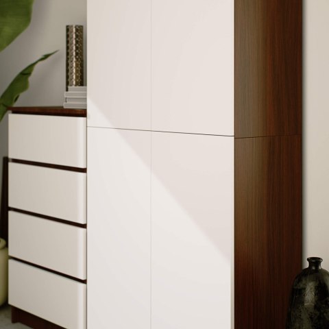 REGAŁ ZAMKNIETY R80 2D 8P CLP VENGE / BIAŁY