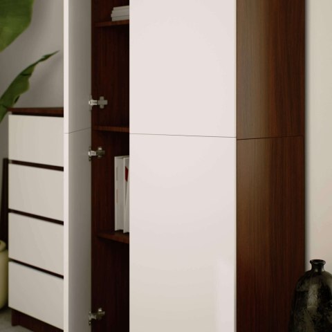 REGAŁ ZAMKNIETY R80 2D 8P CLP VENGE / BIAŁY