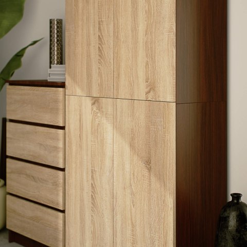 REGAŁ ZAMKNIETY R80 2D 8P CLP VENGE / SONOMA