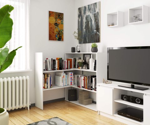 Regał przestawny mini TWIST - biały