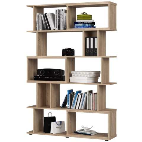 Regał z półkami FIX - dąb sonoma