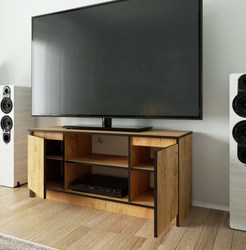 KOMODA RTV K120 2D 1P CLP DĄB CRAFT