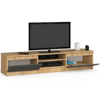 KOMODA RTV K160 CLP DĄB ARTISAN / SZARY