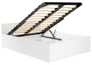 ŁÓŻKO PODNOSZONE CLP 160x200 OSKRZYNIA + STELAŻ BIAŁE