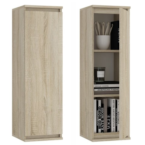 Meblościanka CLP - zestaw mebli witryna + rtv dąb sonoma