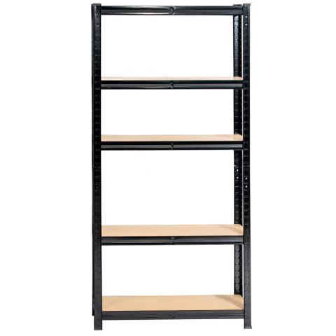 REGAŁ METALOWY 70x30x154 CZARNY