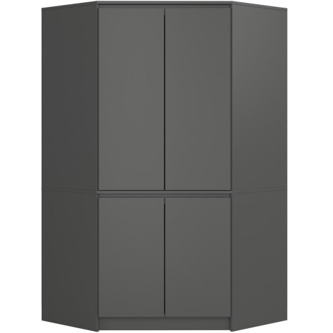 SZAFA NAROŻNA S100 4D CLP GRAFIT SZARY