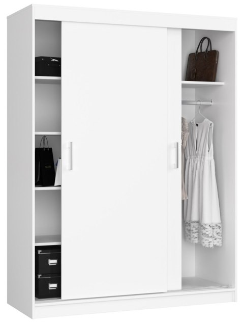 SZAFA PRZESUWNA 150 cm CLP MONO BIAŁA