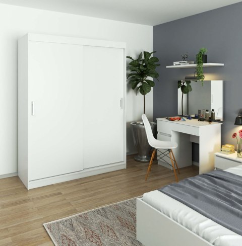 SZAFA PRZESUWNA 150 cm CLP MONO BIAŁA