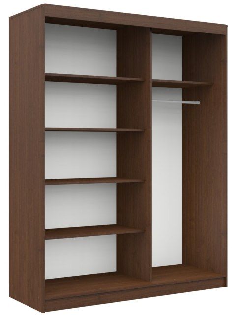 SZAFA PRZESUWNA 150 cm CLP MONO WENGE/BIAŁA