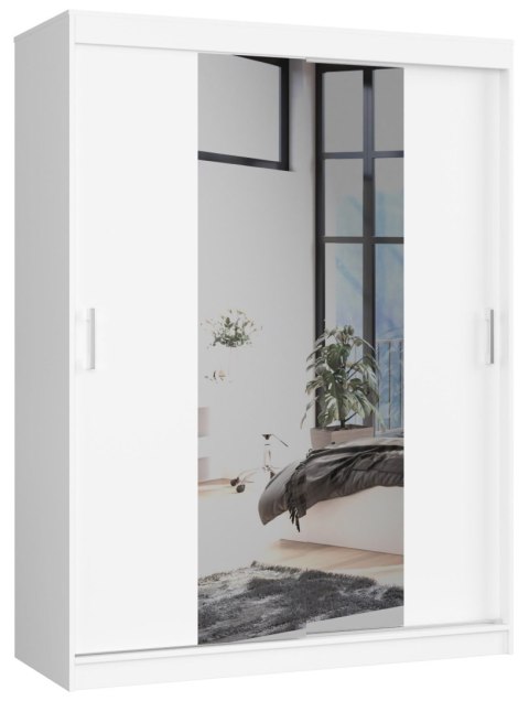 SZAFA PRZESUWNA 150cm CLP BIAŁA