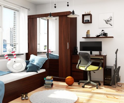 SZAFA PRZESUWNA 150cm CLP WENGE