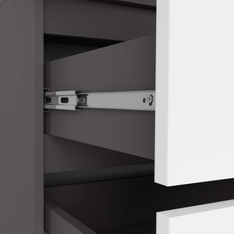 SZAFA S90 2D 2SZ CLP GRAFIT PK SZARY / BIAŁA