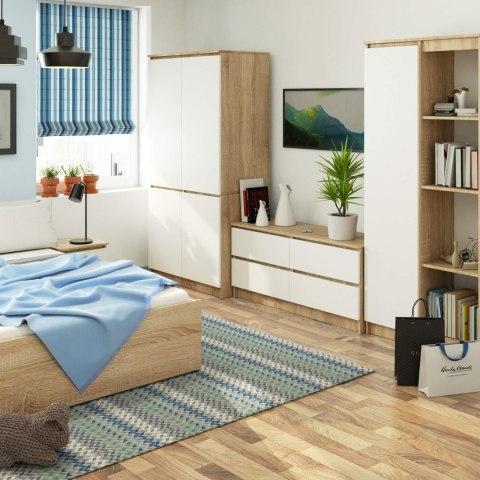 SZAFA S90 4D CLP SONOMA / BIAŁY