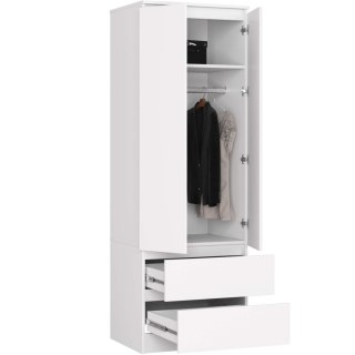 SZAFA STAR S 60 cm 2 DRZWI 2 SZUFLADY PK BIAŁA