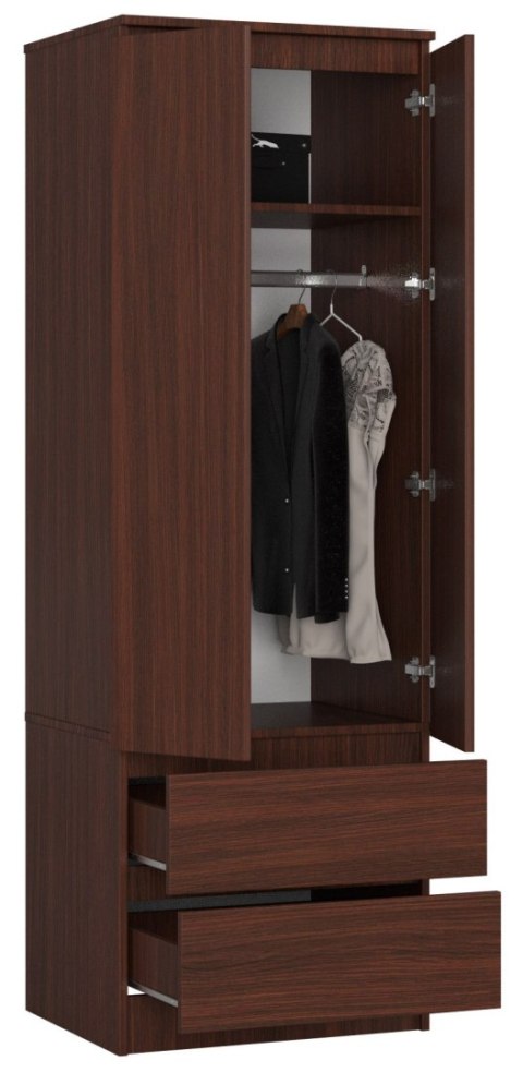 SZAFA STAR S 60 cm 2 DRZWI 2 SZUFLADY WENGE