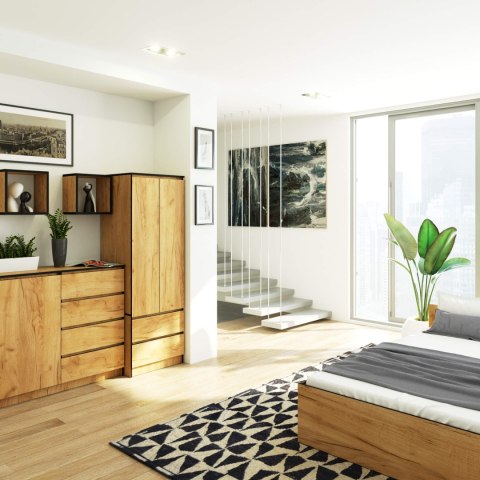 SZAFA STAR S60 2D 2SZ PK DĄB CRAFT