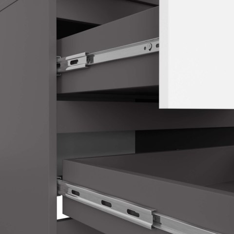 SZAFA STAR S60 2D 2SZ PK GRAFIT SZARY / BIAŁA