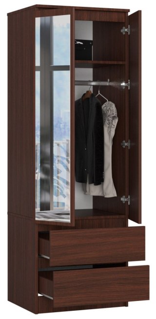 SZAFA STAR S60 2D 2SZ WENGE + LUSTRO