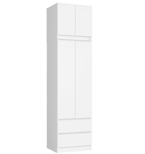 SZAFA Z NADSTAWKĄ S60 2D 2SZ CLP PK BIAŁY