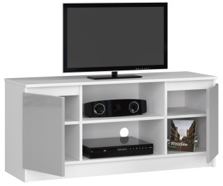 SZAFKA RTV 120 cm 2D 1P METALIK AKRYL WYSOKI POŁYSK