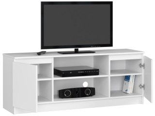 SZAFKA RTV 140 cm 2D 1P BIAŁA