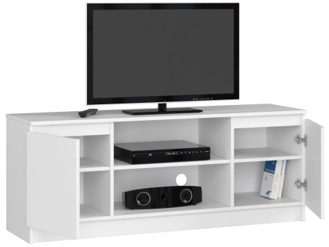SZAFKA RTV 140 cm 2D 1P BIAŁA