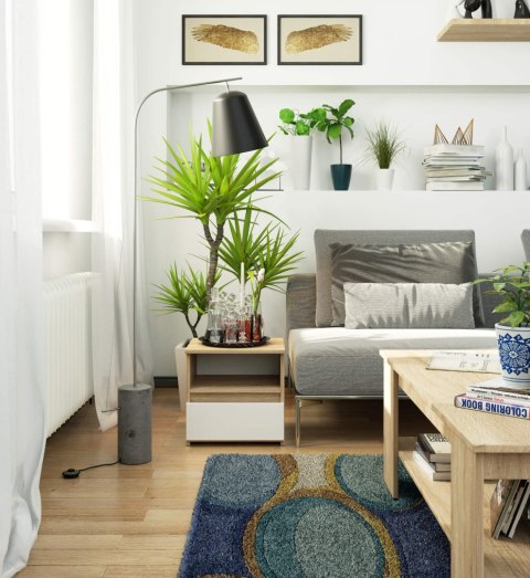 KOMODA CL1 PK DĄB SONOMA / BIAŁA