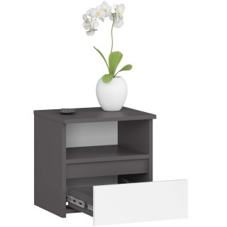 KOMODA CL1 PK GRAFIT SZARY / BIAŁA