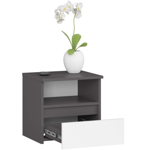 KOMODA CL1 PK GRAFIT SZARY / BIAŁA