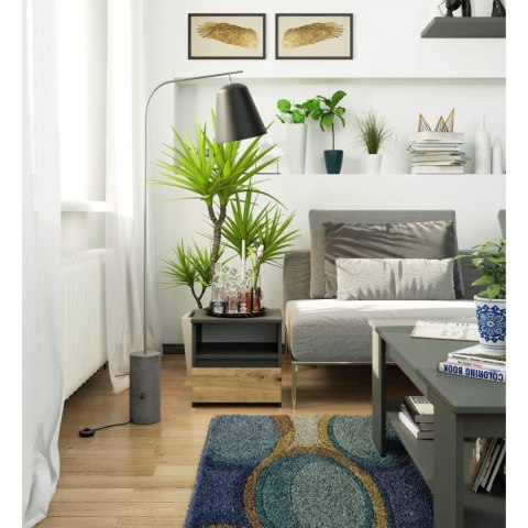 KOMODA CL1 PK GRAFIT SZARY / DĄB ARTISAN