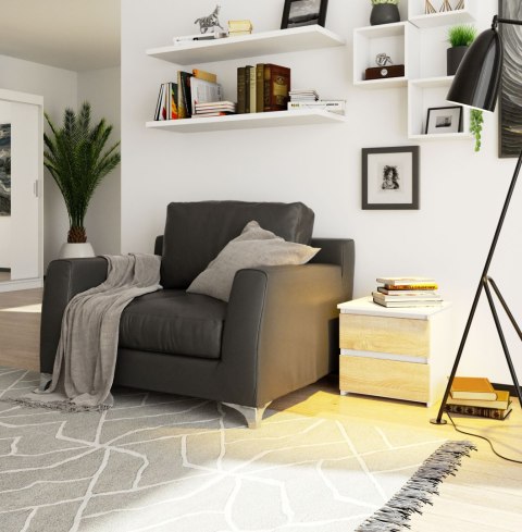 KOMODA CL2 2SZ CLP BIAŁY / SONOMA