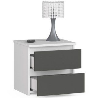 KOMODA CL2 2SZ CLP BIAŁY / SZARY