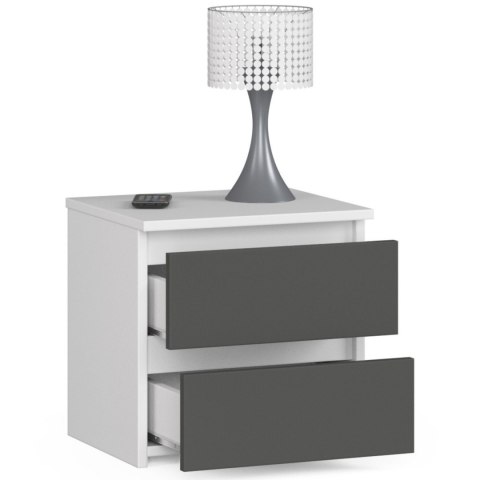 KOMODA CL2 2SZ CLP BIAŁY / SZARY