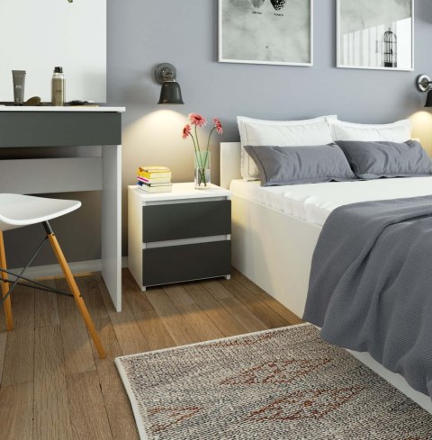 KOMODA CL2 2SZ CLP BIAŁY / SZARY