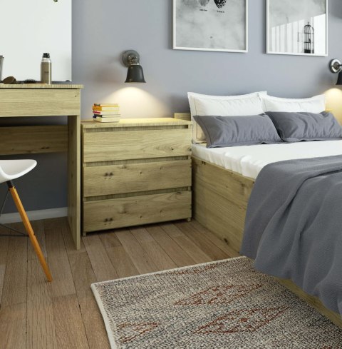 KOMODA CL3 3SZ CLP PK DĄB ARTISAN