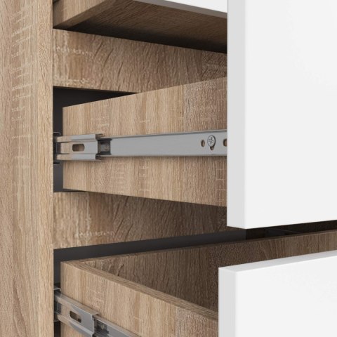 KOMODA CL3 3SZ CLP PK DĄB SONOMA / BIAŁY