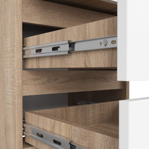 KOMODA CL3/40 PK DĄB SONOMA / BIAŁA