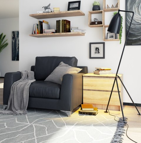 KOMODA K60 2SZ CLP DĄB SONOMA