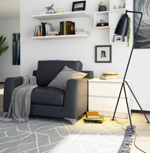 KOMODA K60 2SZ CLP PK BIAŁY POŁYSK