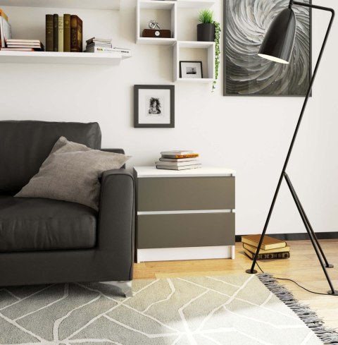 KOMODA K60 2SZ CLP PK BIAŁY / SZARY