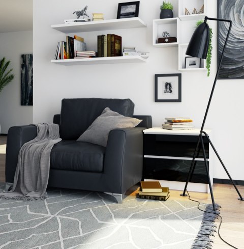 KOMODA K60 2SZ CLP PK CZARNY POŁYSK