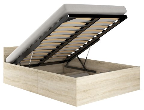 ŁÓŻKO PODNOSZONE CLP 100x200 OSKRZYNIA + STELAŻ SONOMA